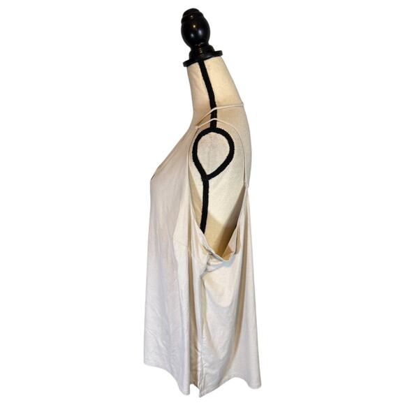 Cato Ivory Brushed Fabric Eyelet Detail Sleeveless Tank Top Womens Size 26/28W - Picture 3 of 7